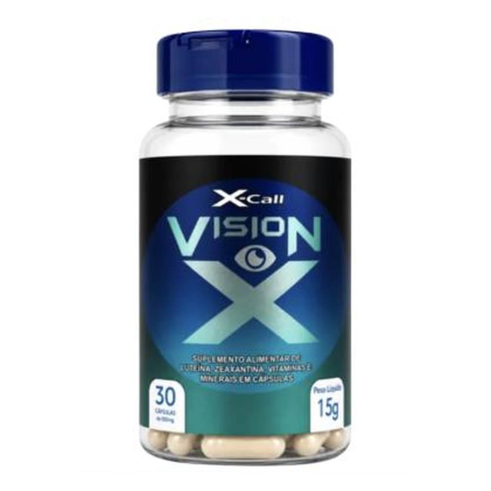 Vision X, 30 cápsulas com luteína e zeaxantina